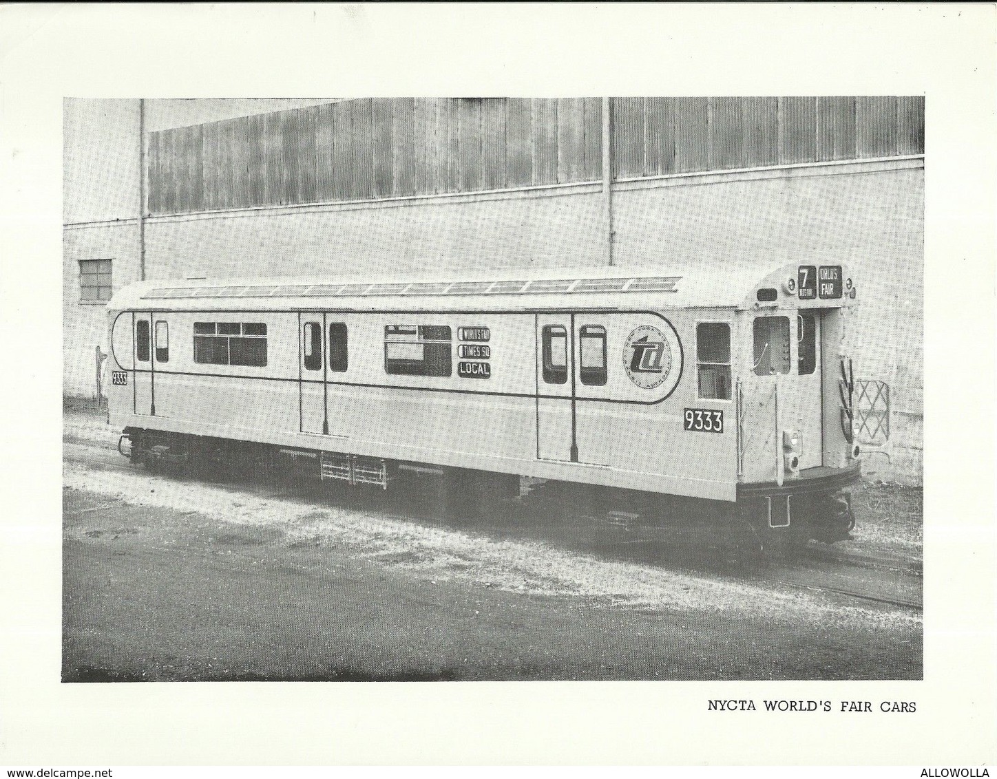 4490 "NYCTA - WORLD'S FAIR CARS" ORIGINALE - Chemin De Fer