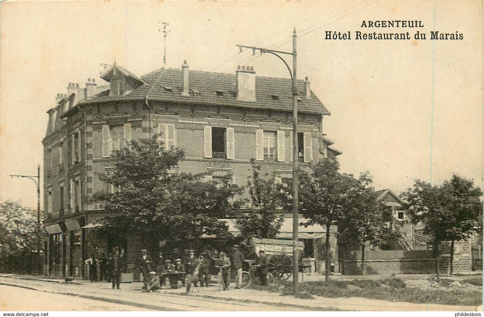 VAL D'OISE  ARGENTEUIL   Hotel Restaurant Du Marais - Argenteuil