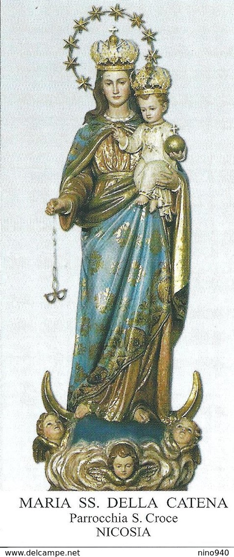 MARIA SS. DELLA CATENA - Nicosia - M - BR -  Mm. 50 X 110 - Religione & Esoterismo