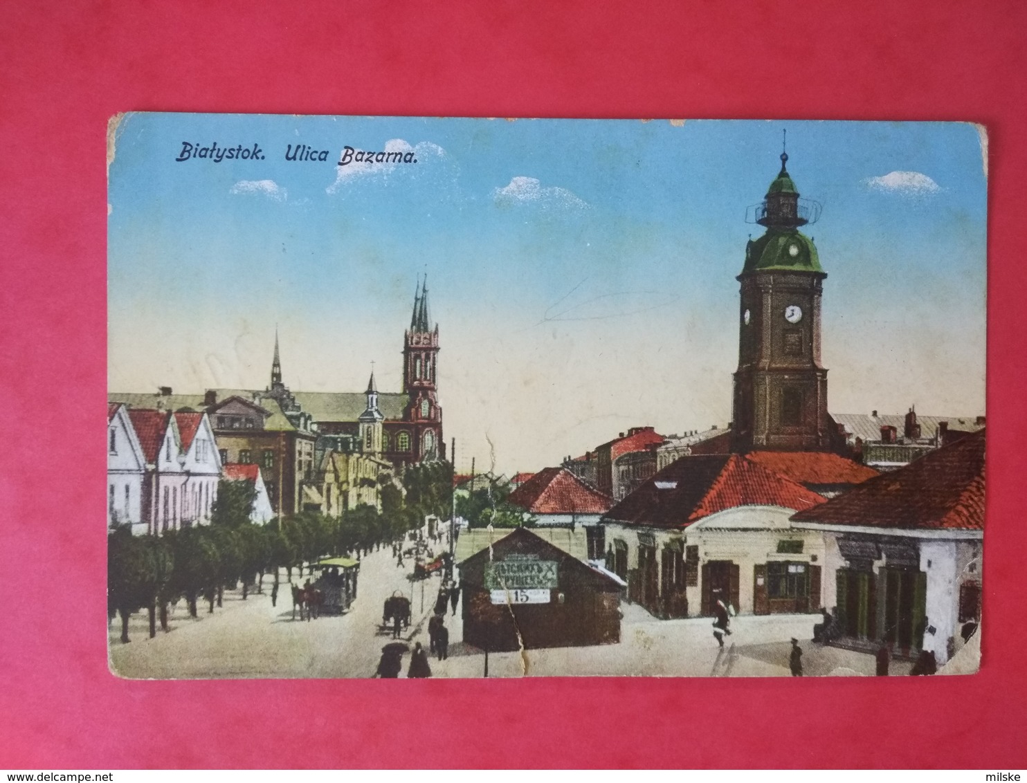 POLOGNE - Biatystok Ulica Bazarna 1916 - Polen