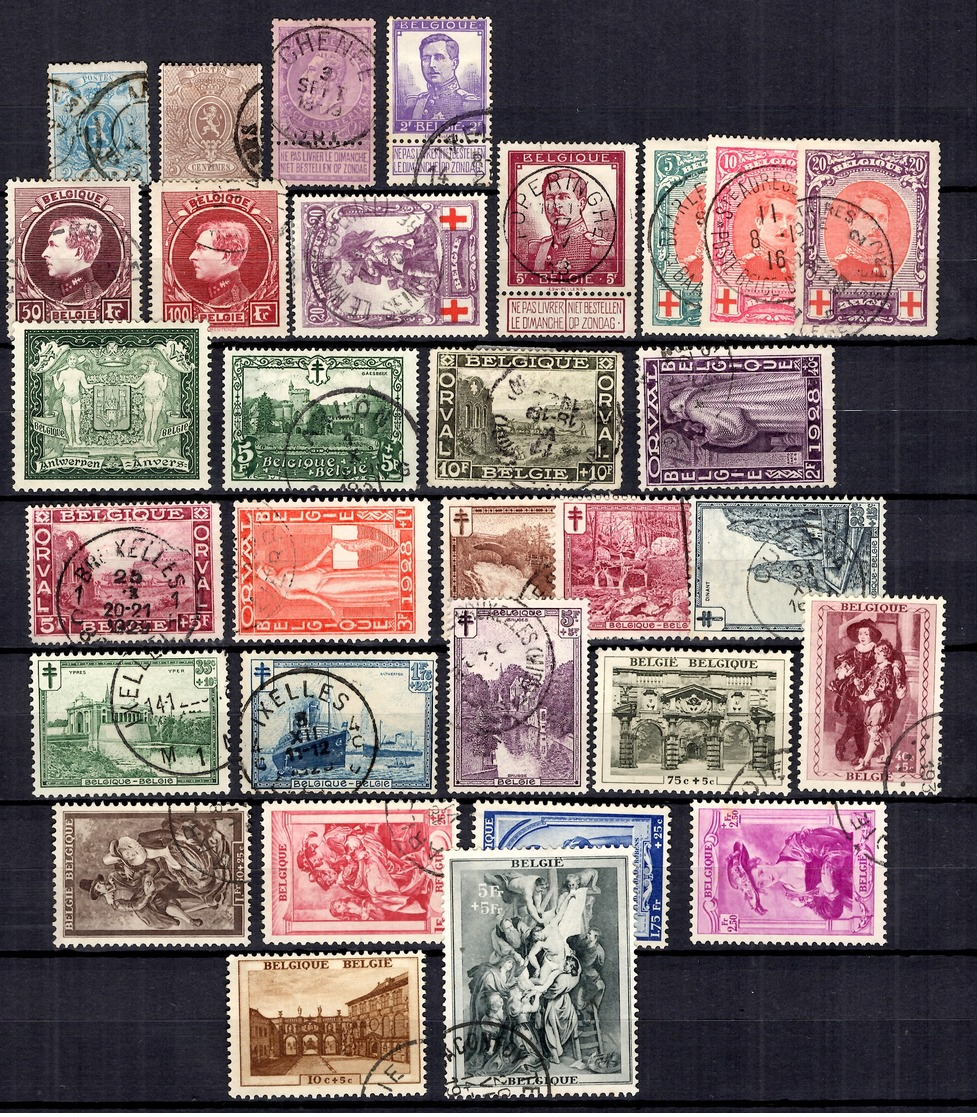 Belgique Belle Petite Collection D'anciens 1866/1939. Bonnes Valeurs. B/TB. A Saisir! - Sammlungen