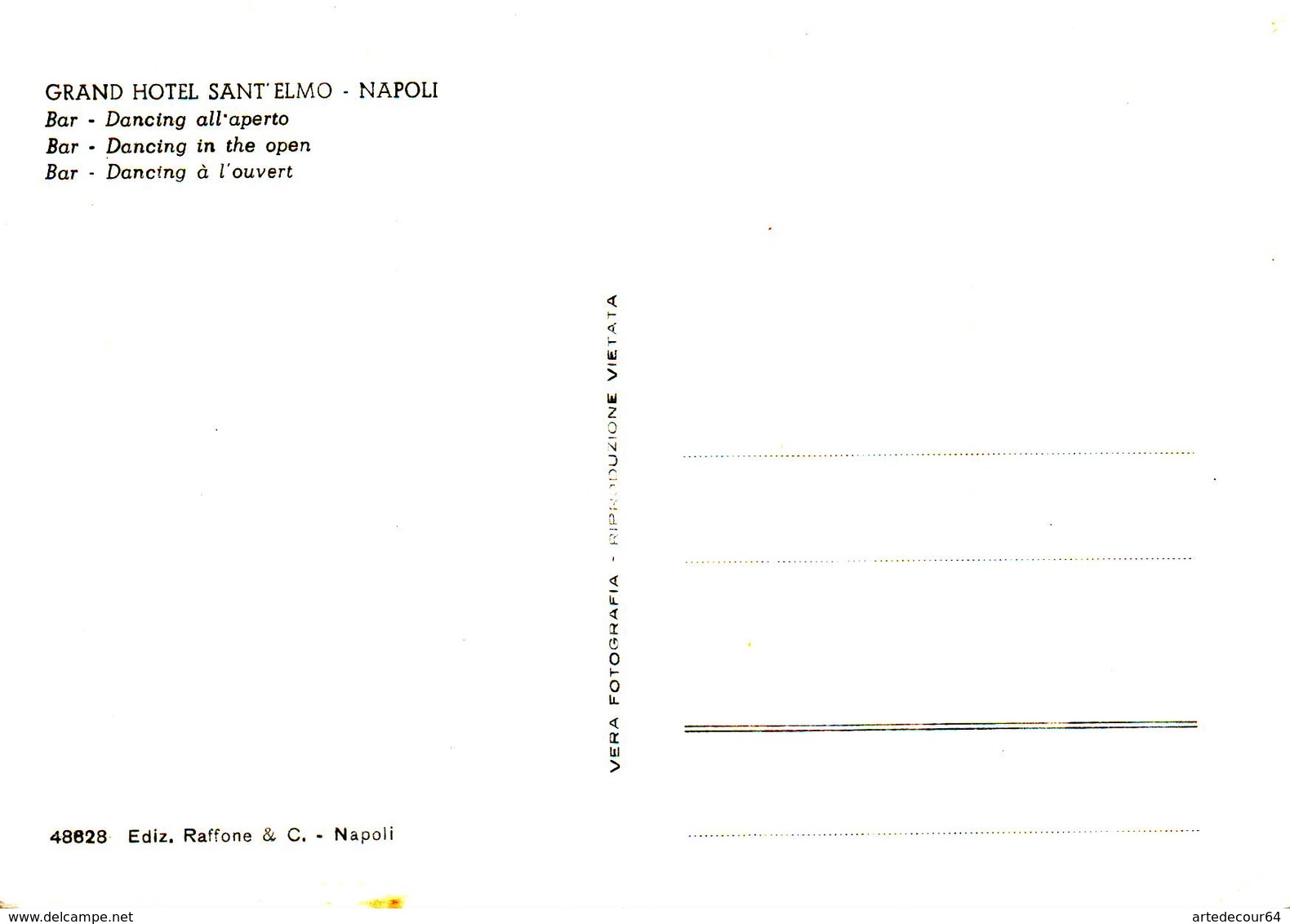 Napoli  - Grand Hotel Sant'elmo - Vomero - Non Viaggiata - Napoli