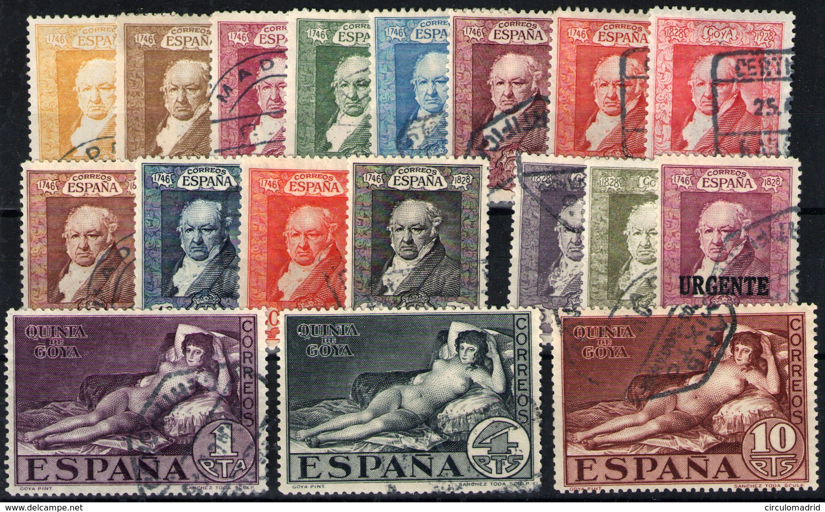 España  Nº 499/516. Año 1930 - Usados