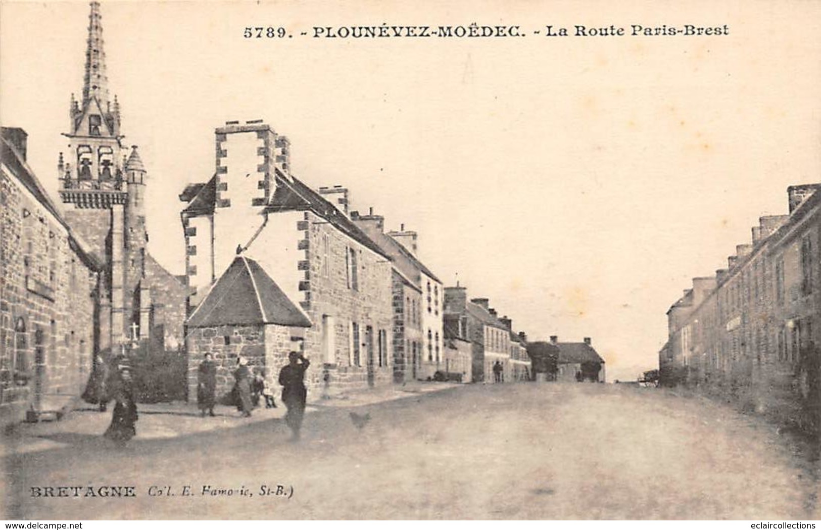 Plounévez Moëdec        22           Route Paris Brest  .   (voir Scan) - Otros & Sin Clasificación