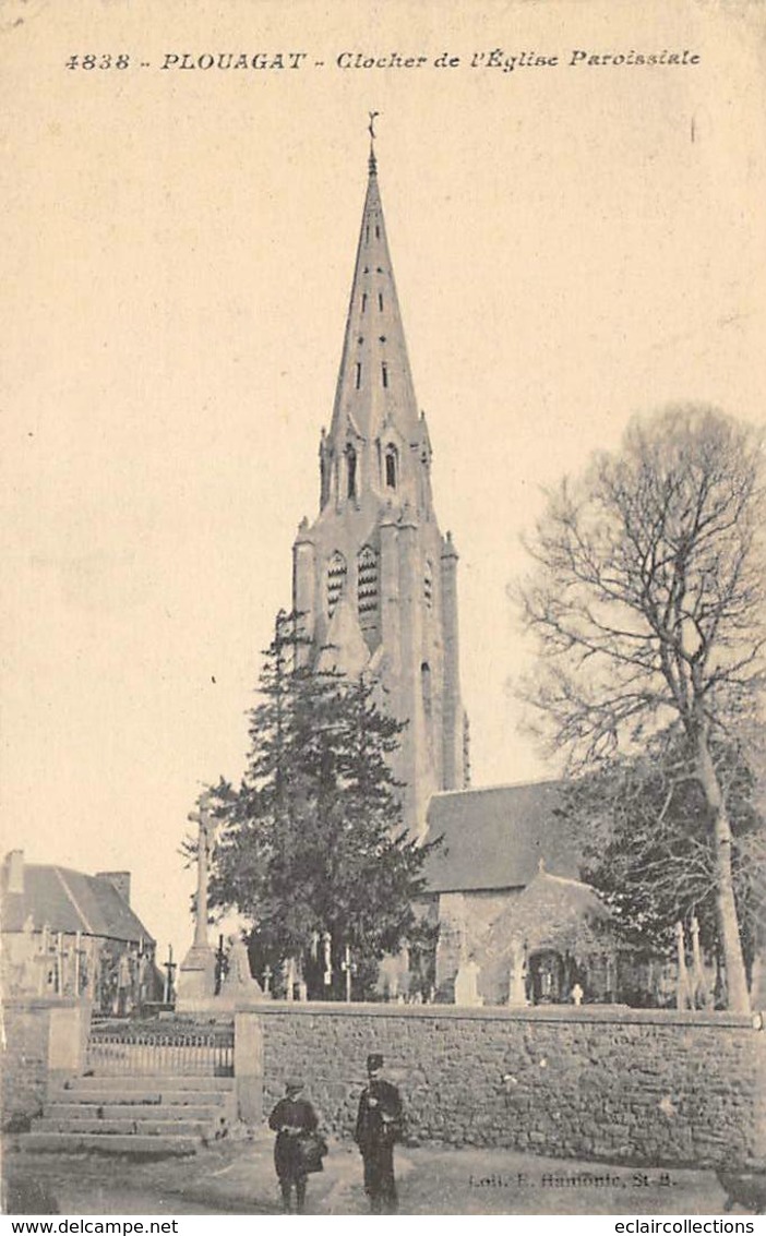 Plouagat     22          Eglise Et Cimetière      (voir Scan) - Otros & Sin Clasificación