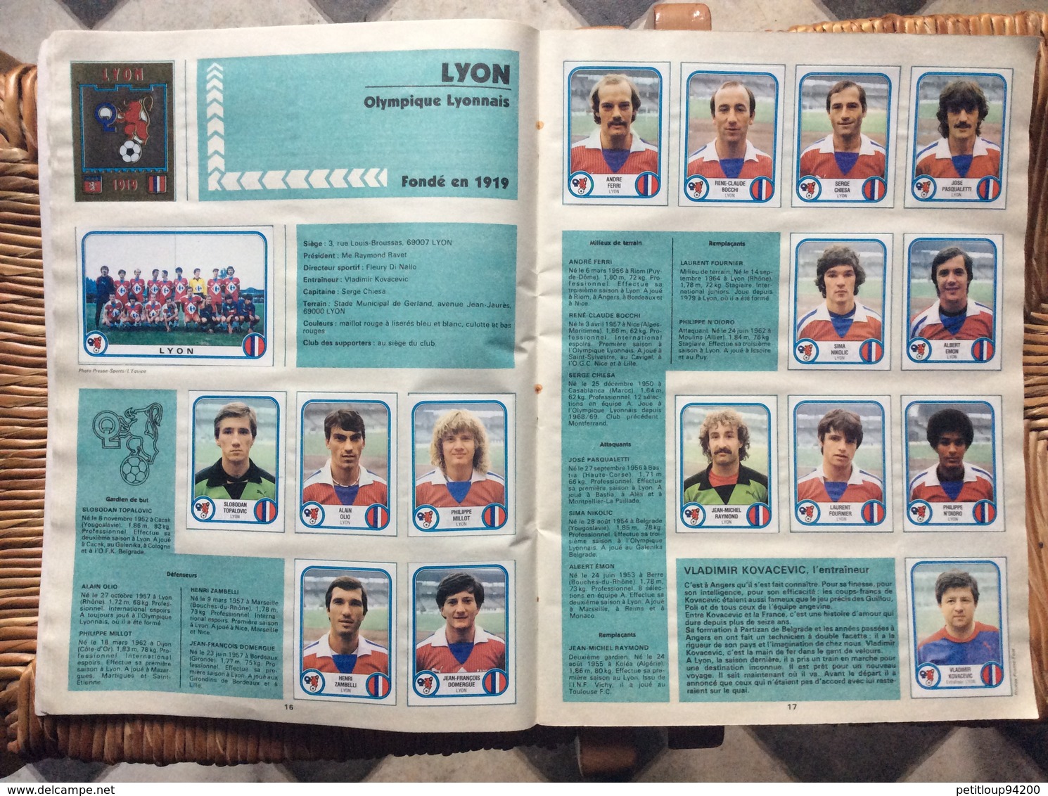 ALBUM PANINI FOOTBALL 83  Division 1 Division 2