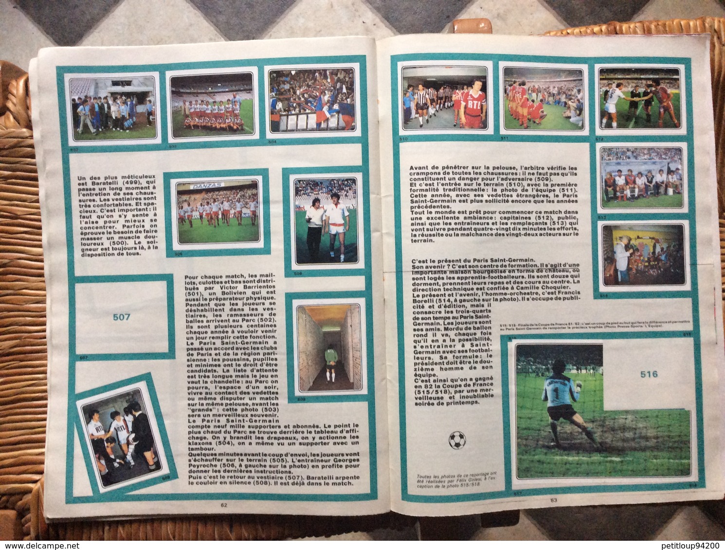 ALBUM PANINI FOOTBALL 83  Division 1 Division 2