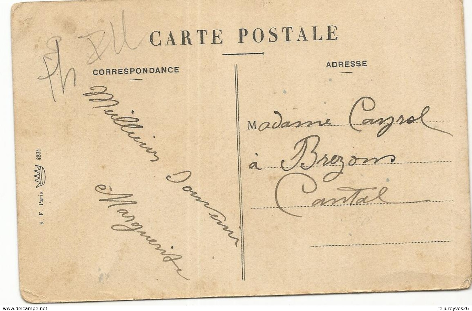 CPA, Th. Illustr. N° 4231, Les Entravées, Signé  Xavier Sager , Ed. K.F. Paris ,1910 - Sager, Xavier
