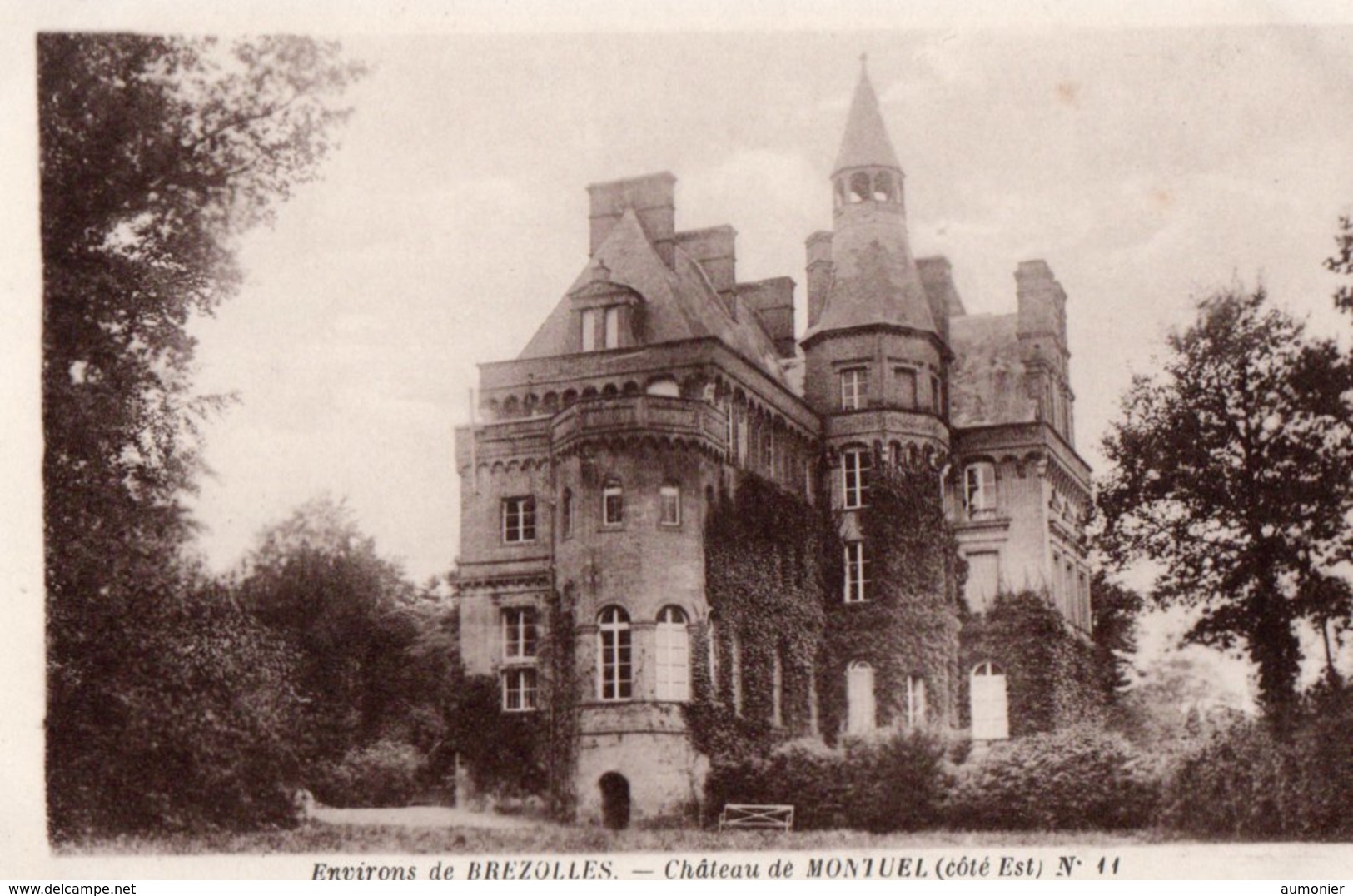 MONTIGNY SUR AVRE ( 28 ) - Château De Montuel . ( Coté Est ) - Montigny-sur-Avre