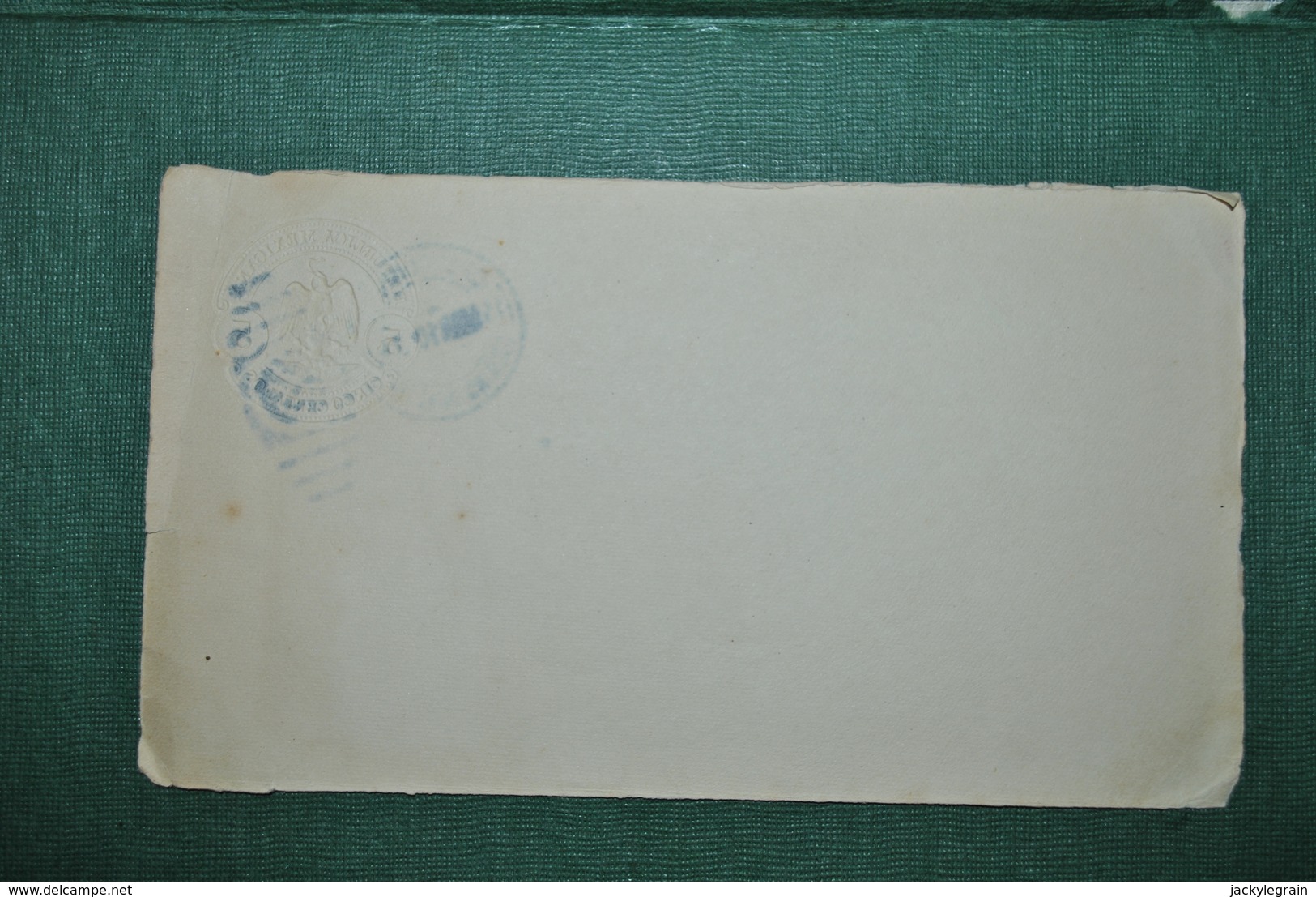 Mexique 1910? Fragment Entier Postal Mauvais état - Mexique