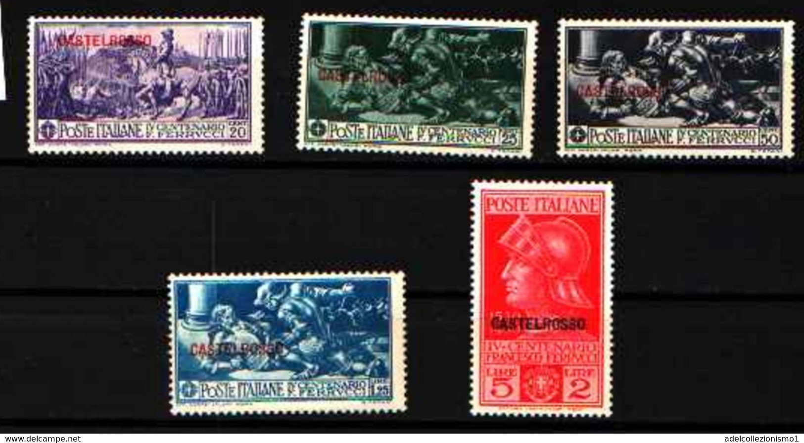 5593BIS ) CASTELROSSO-4º Centenario Della Morte Di Francesco Ferrucci - 20 Ottobre 1930 -SERIE MNH** - Castelrosso