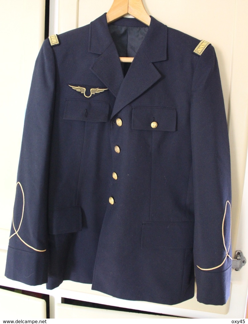 uniforme veste casquette calot aviateur aviation sous officier armée de l'air