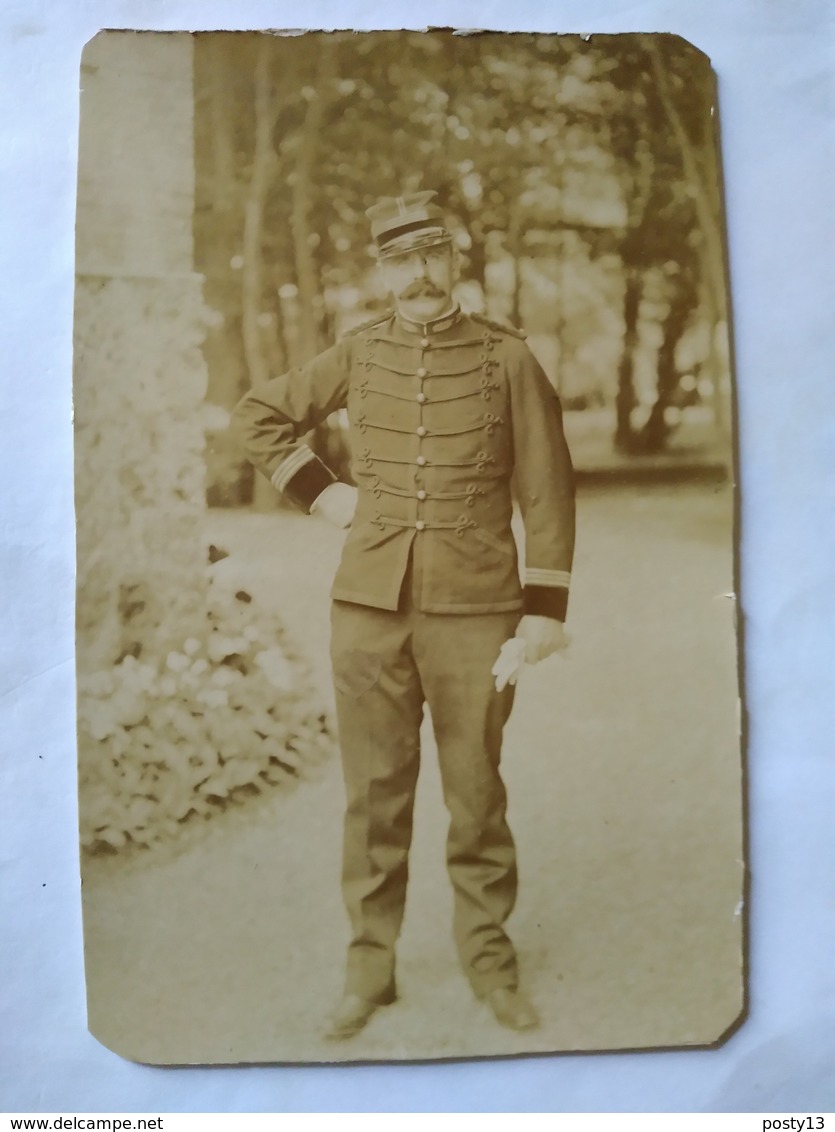 Photographie Ancienne Format Cabinet - CAPITAINE- Peut-être Médecin Voir Col - BE - Guerre, Militaire