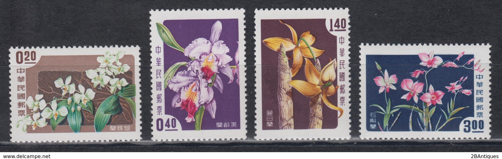 TAIWAN 1958 - Orchids MNH** XF Complete Set - Ungebraucht