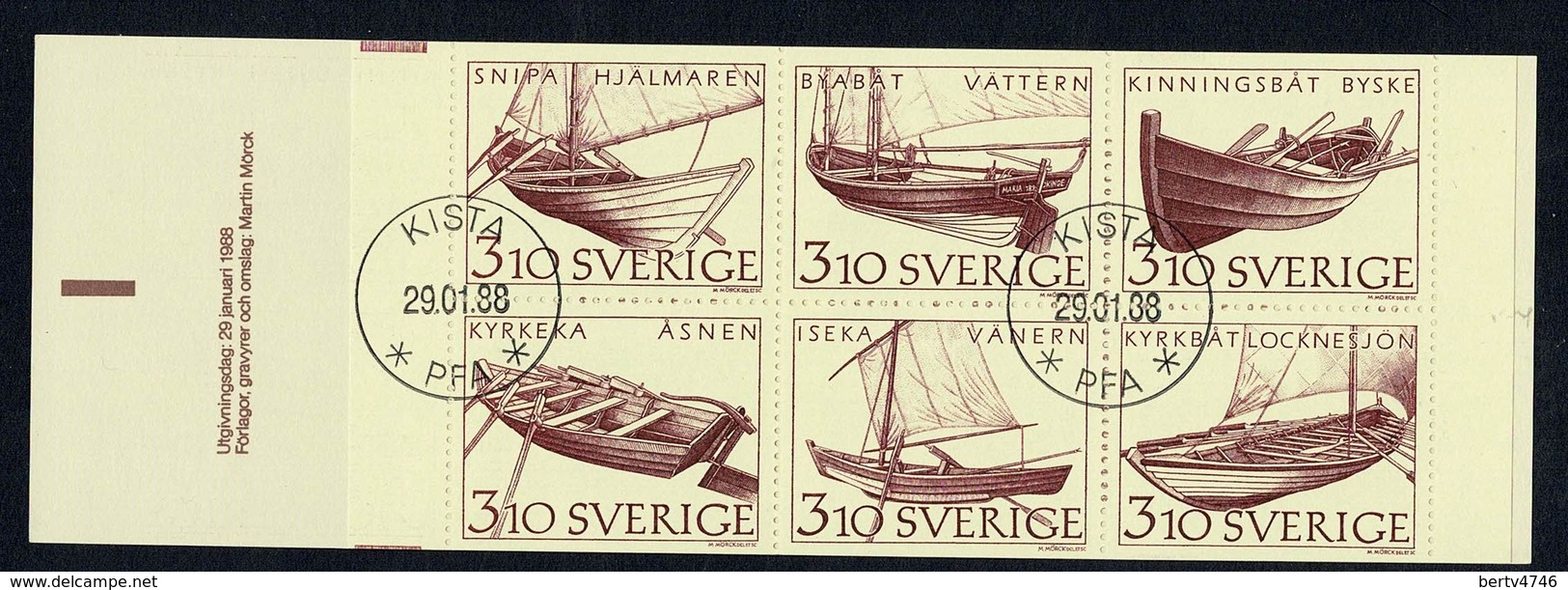 Sverige 1988  Yv  C1449 Boekje/carnet 1449 Used / Obl / Gebr. - 1981-..