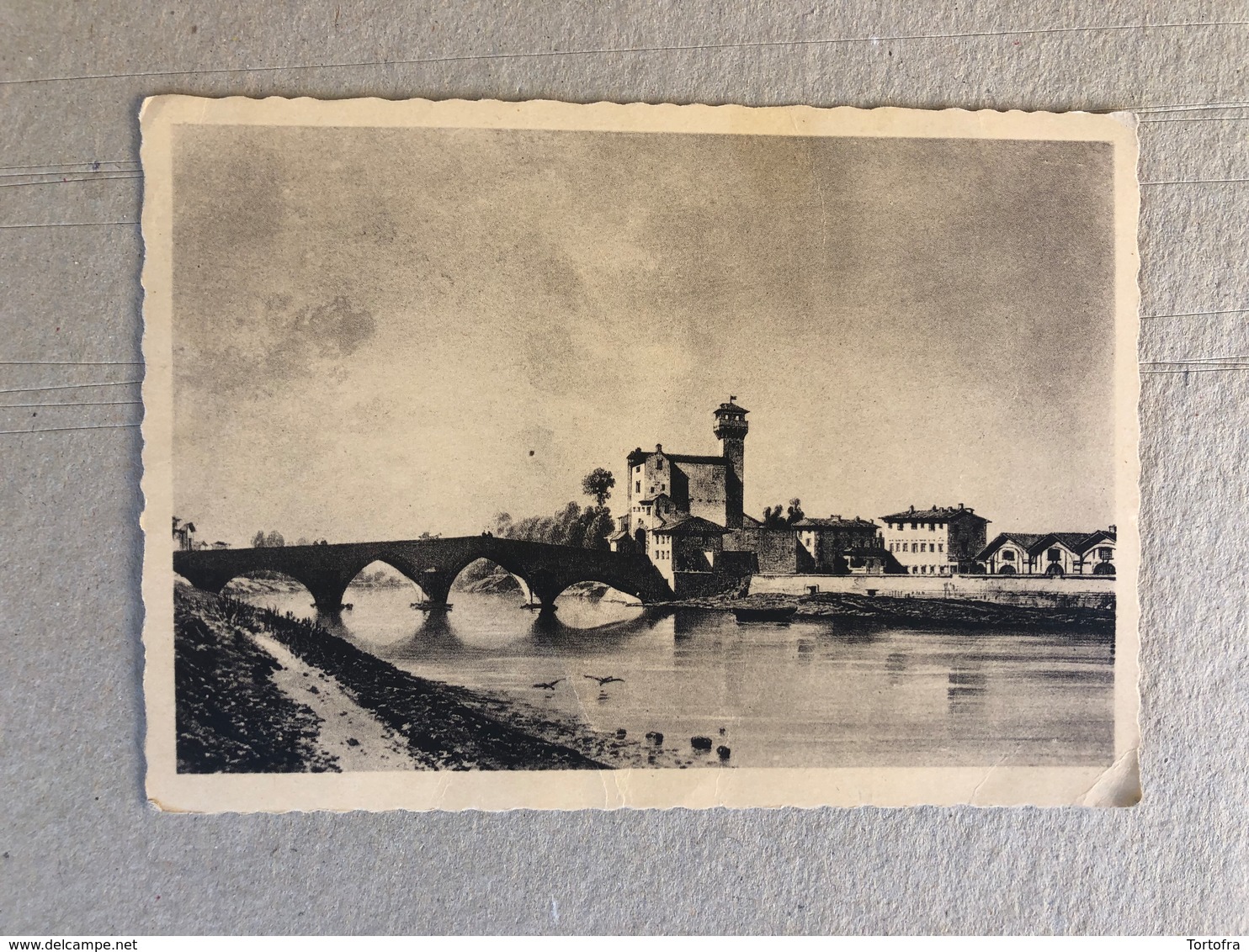 PISA VEDUTA DEL PONTE A MARE  1951 - Pisa