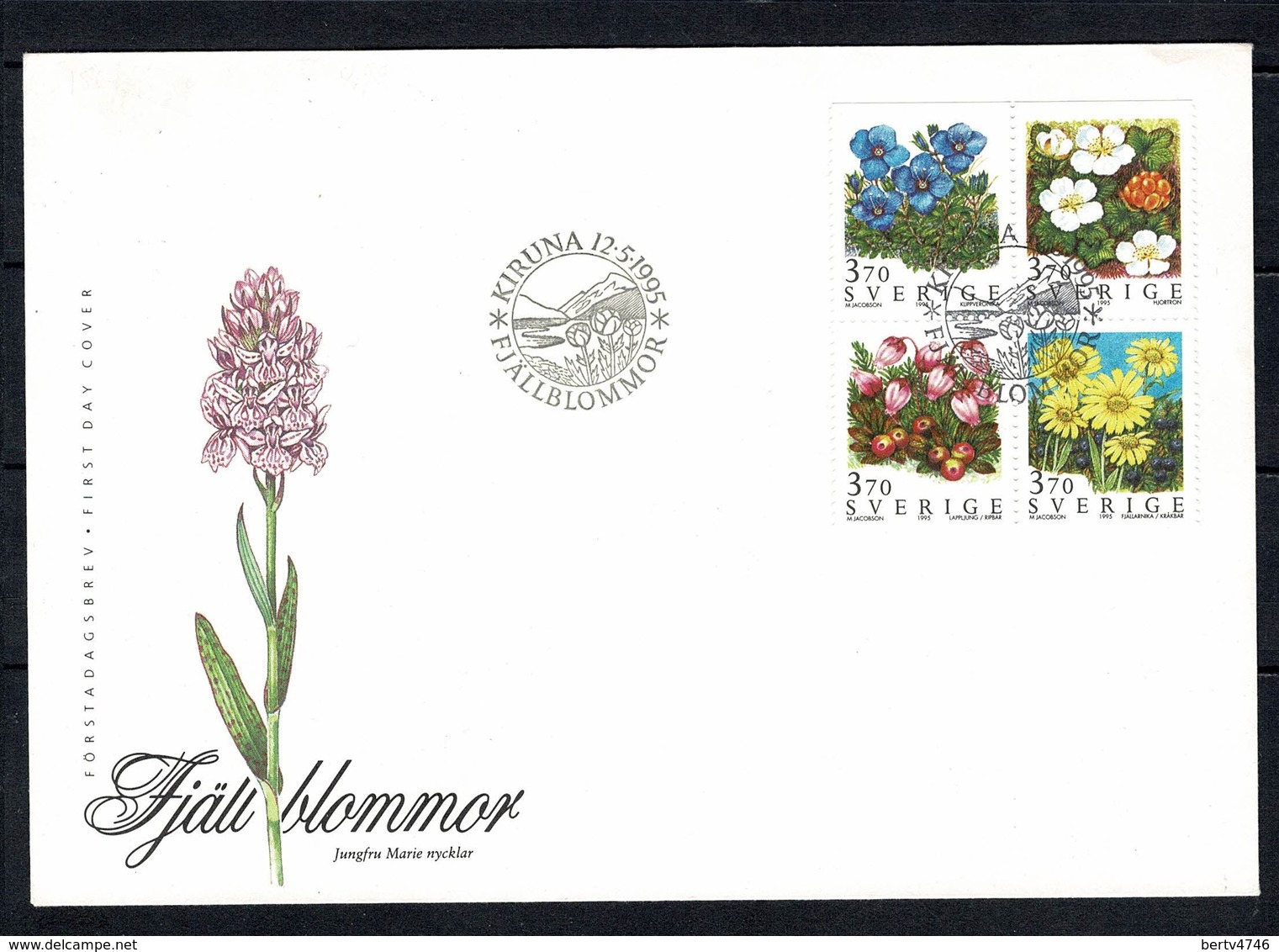 Sverige 1995 FDC Yv. 1867/70 - FDC