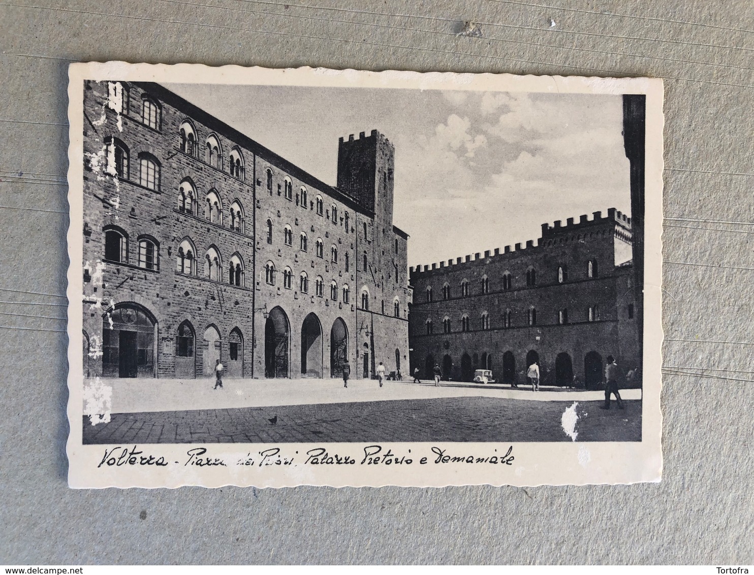 VOLTERRA  PIAZZA DEI PRIORI PALAZZO PRETORIO E DEMANIALE - Pisa