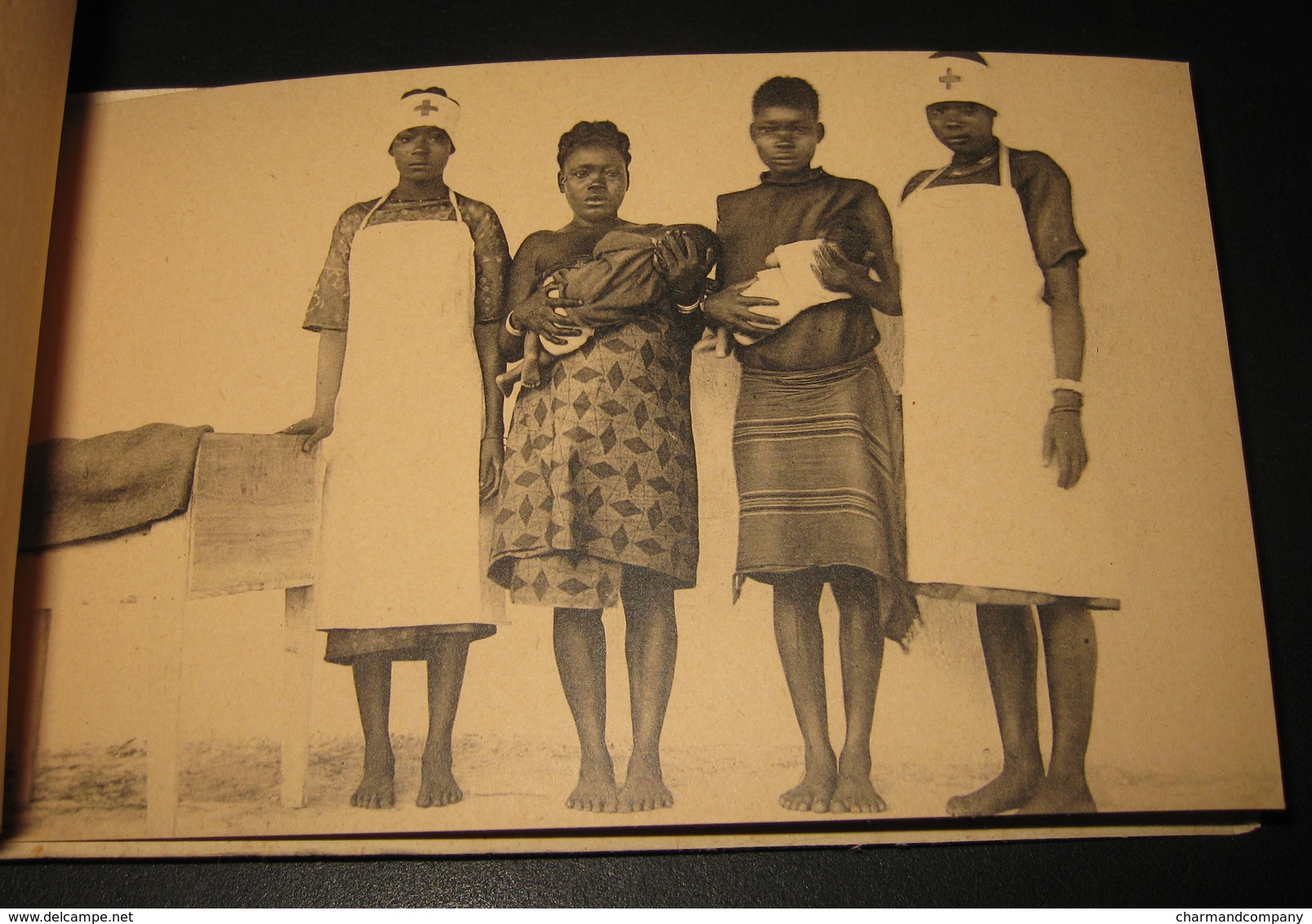 Afrique - Congo - Pawa -Ituri - Semaine de la Croix Rouge 1928 - complet 6 cartes - Voir scans et descriptif - Red Cross