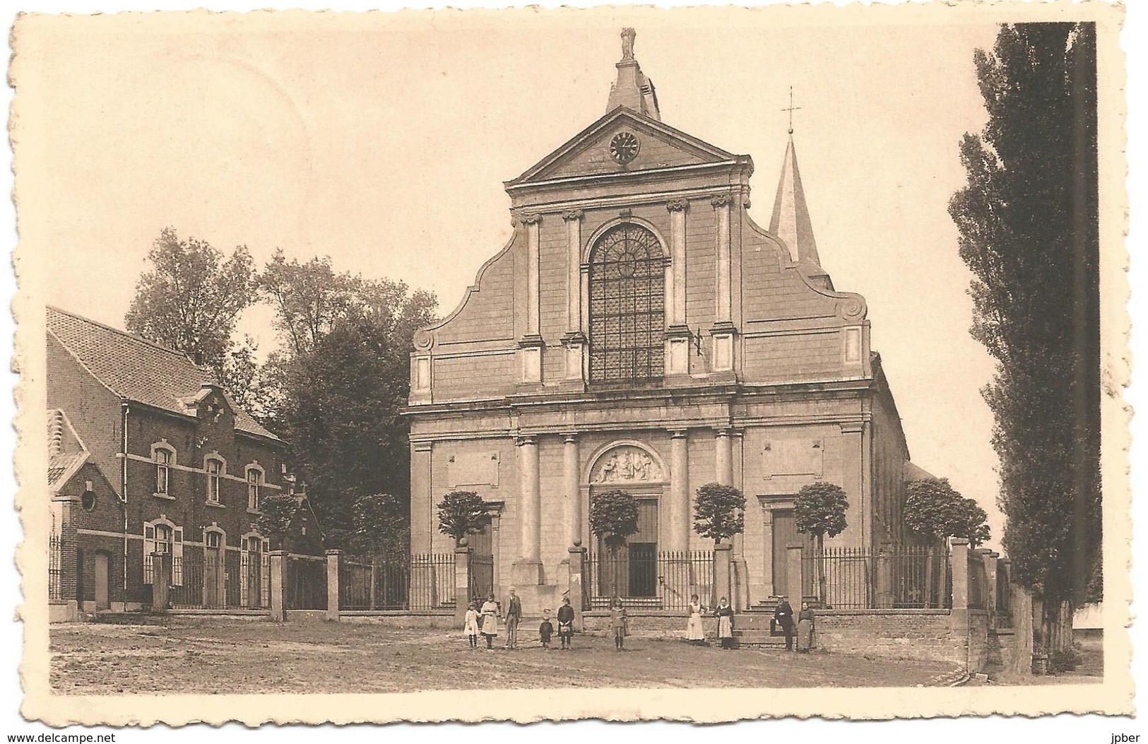 (G236) TONGRE-NOTRE-DAME - La Façade De L'Eglise - Chièvres