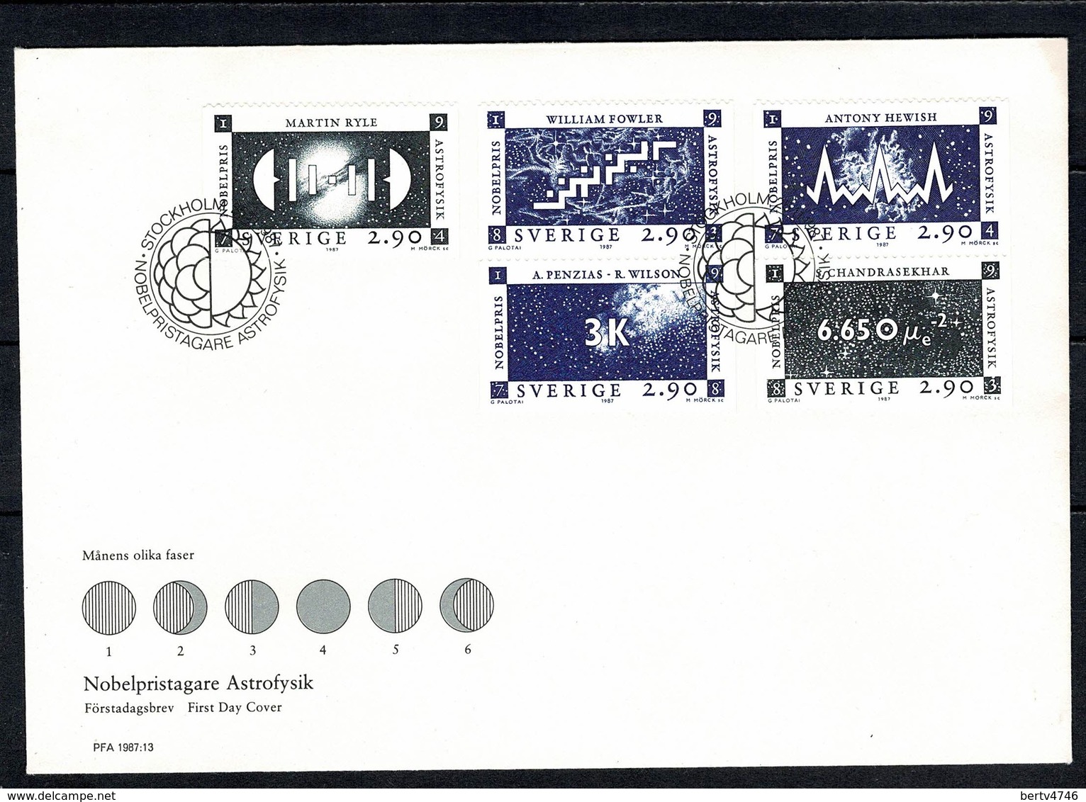 Sverige 1987 FDC Yv. 1439/43 - FDC