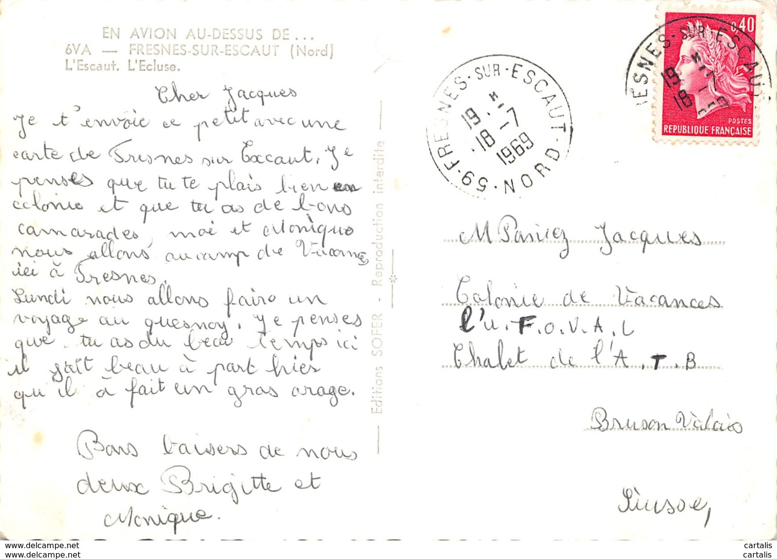 59-FRESNES SUR ESCAUT-N°410-C/0119 - Other & Unclassified