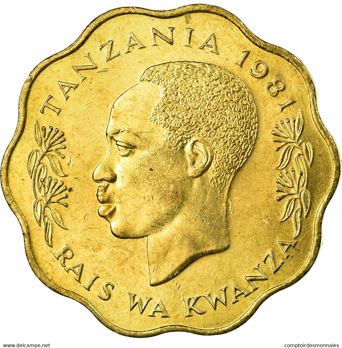 Monnaie, Tanzania, 10 Senti, 1981, TTB, Nickel-brass, KM:11 - Tansania