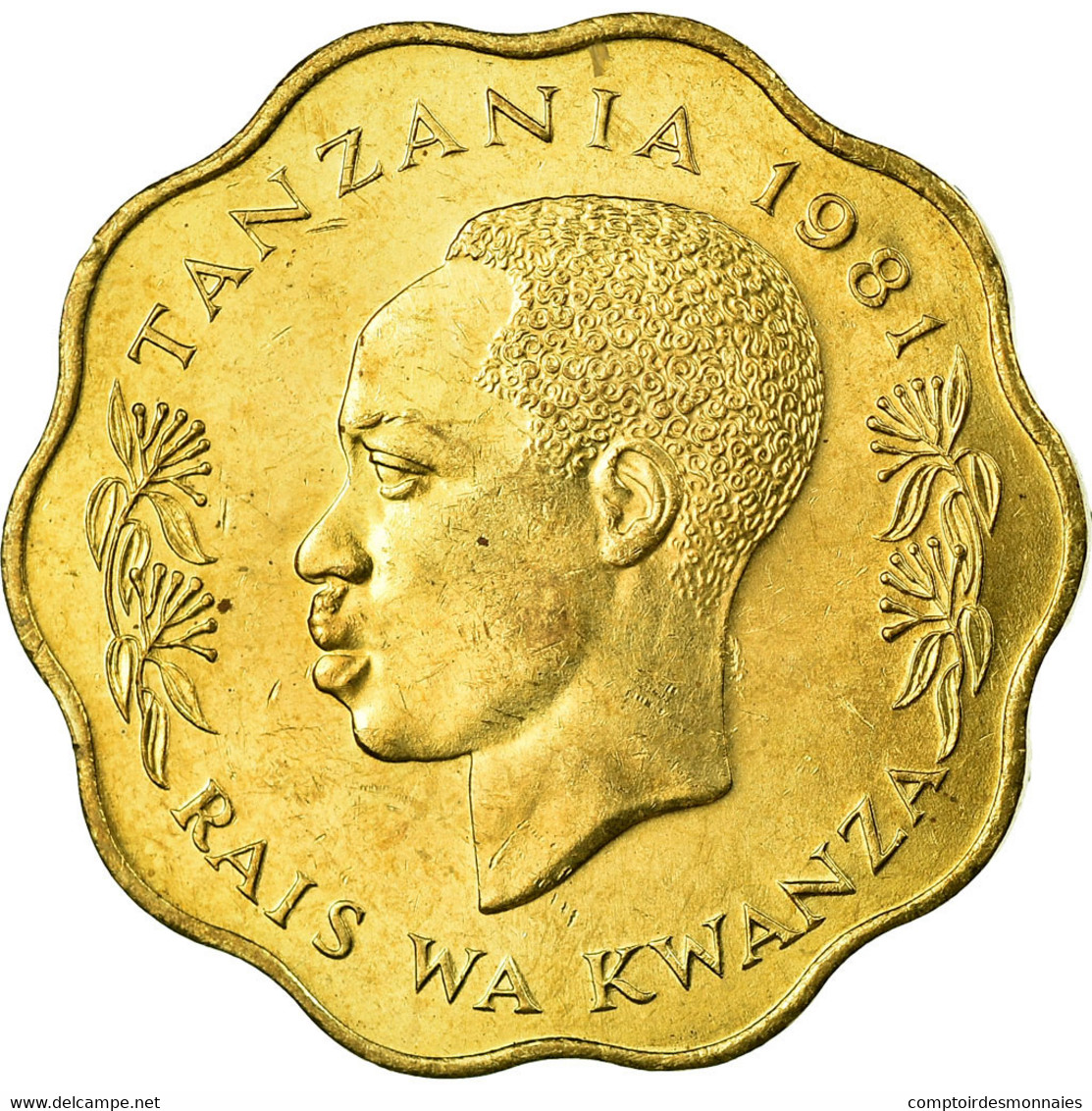 Monnaie, Tanzania, 10 Senti, 1981, TTB, Nickel-brass, KM:11 - Tanzanie