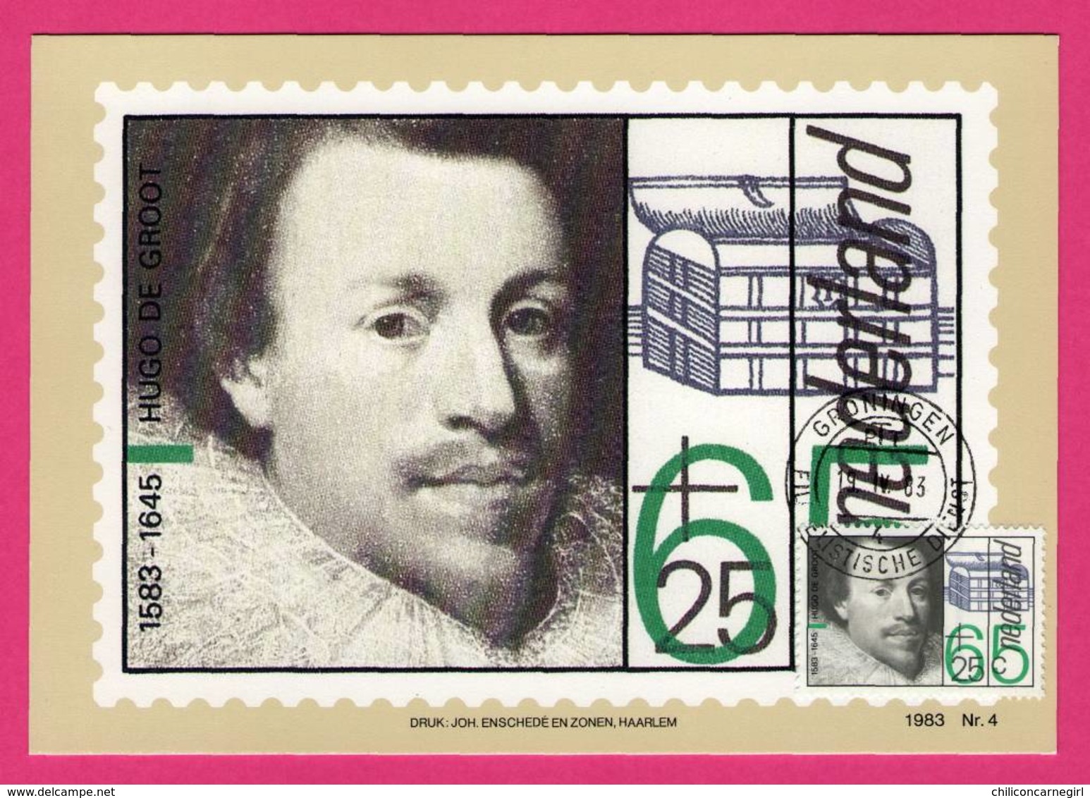 10 FDC - Huy - Delft - Makkum - 'S Gravenhage - Holwerd - Groningen - Rembrandt - Hugo de Groot - Aardewerkfabriek