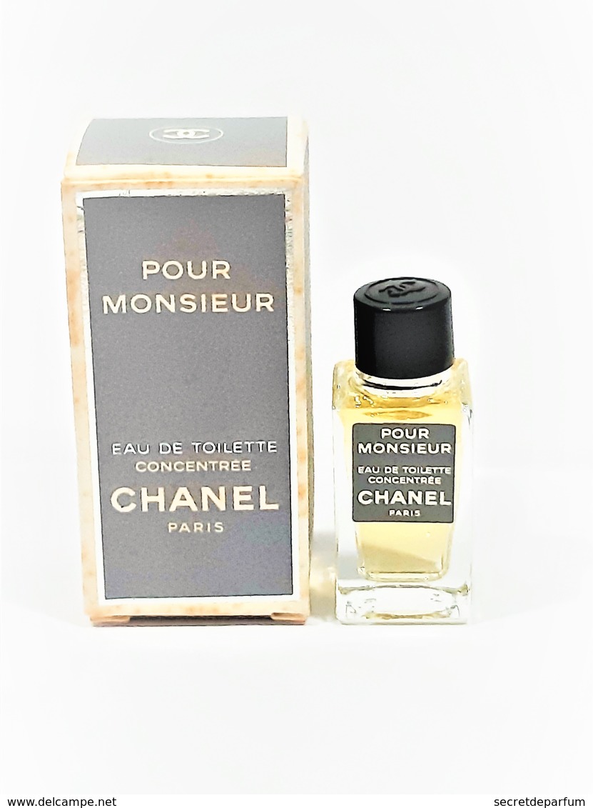 Miniatures De Parfum    Pour Monsieur  EDT Concentrée  4.5  Ml  De  CHANEL  + Boite - Mignon Di Profumo Uomo (con Box)