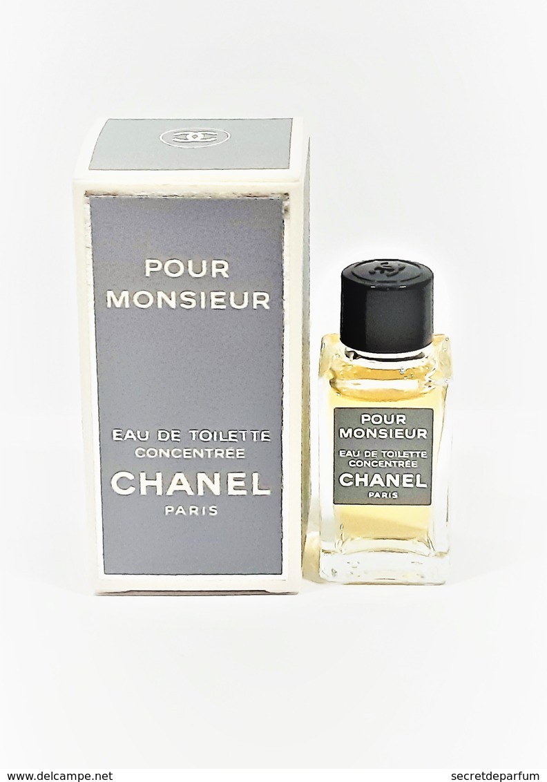 Miniatures De Parfum    Pour Monsieur De  CHANEL   EDT  Concentrée  4  Ml   + Boite - Miniatures Hommes (avec Boite)