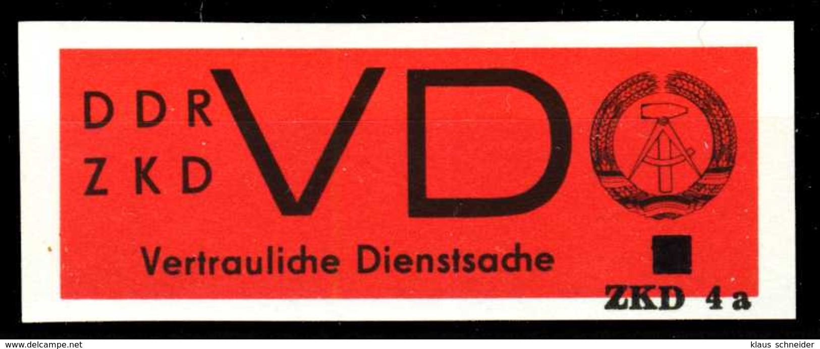 DDR DIENST VD Nr 3-ZKD4aU Postfrisch S28C72A - Sonstige & Ohne Zuordnung
