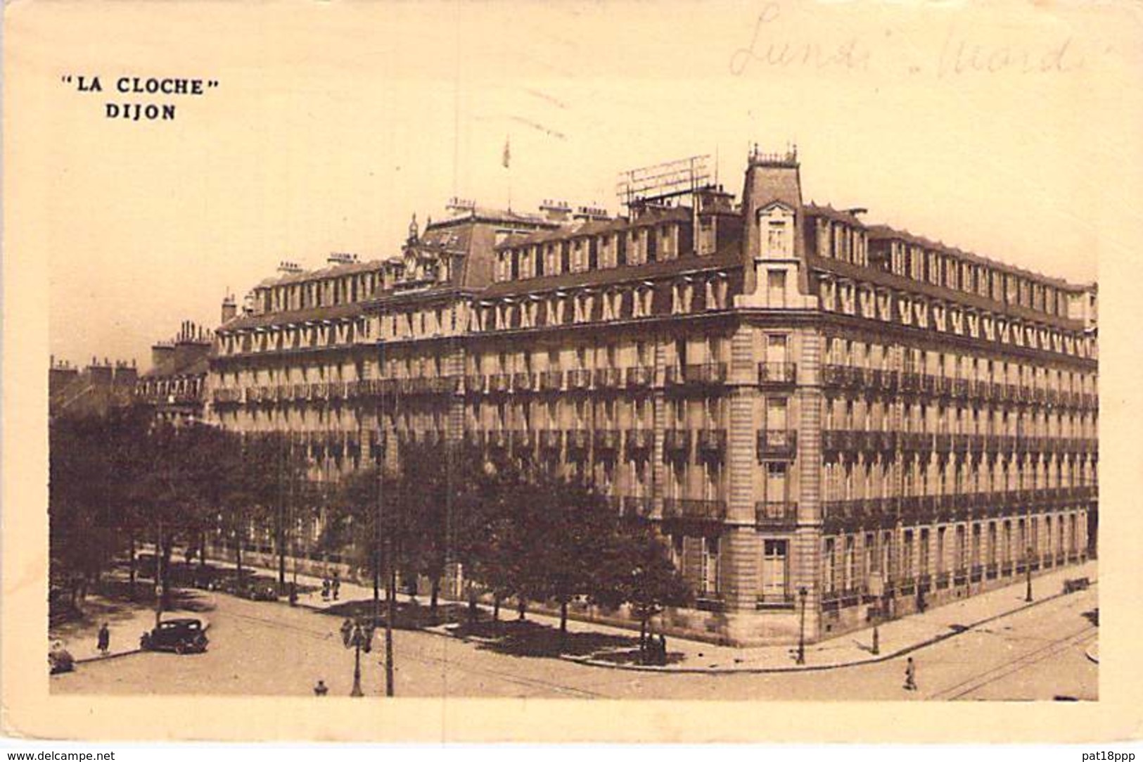 21 - DIJON : La CLOCHE ( Hotel ? ) CPSM Sépia 1949 - Côte D'Or - Dijon