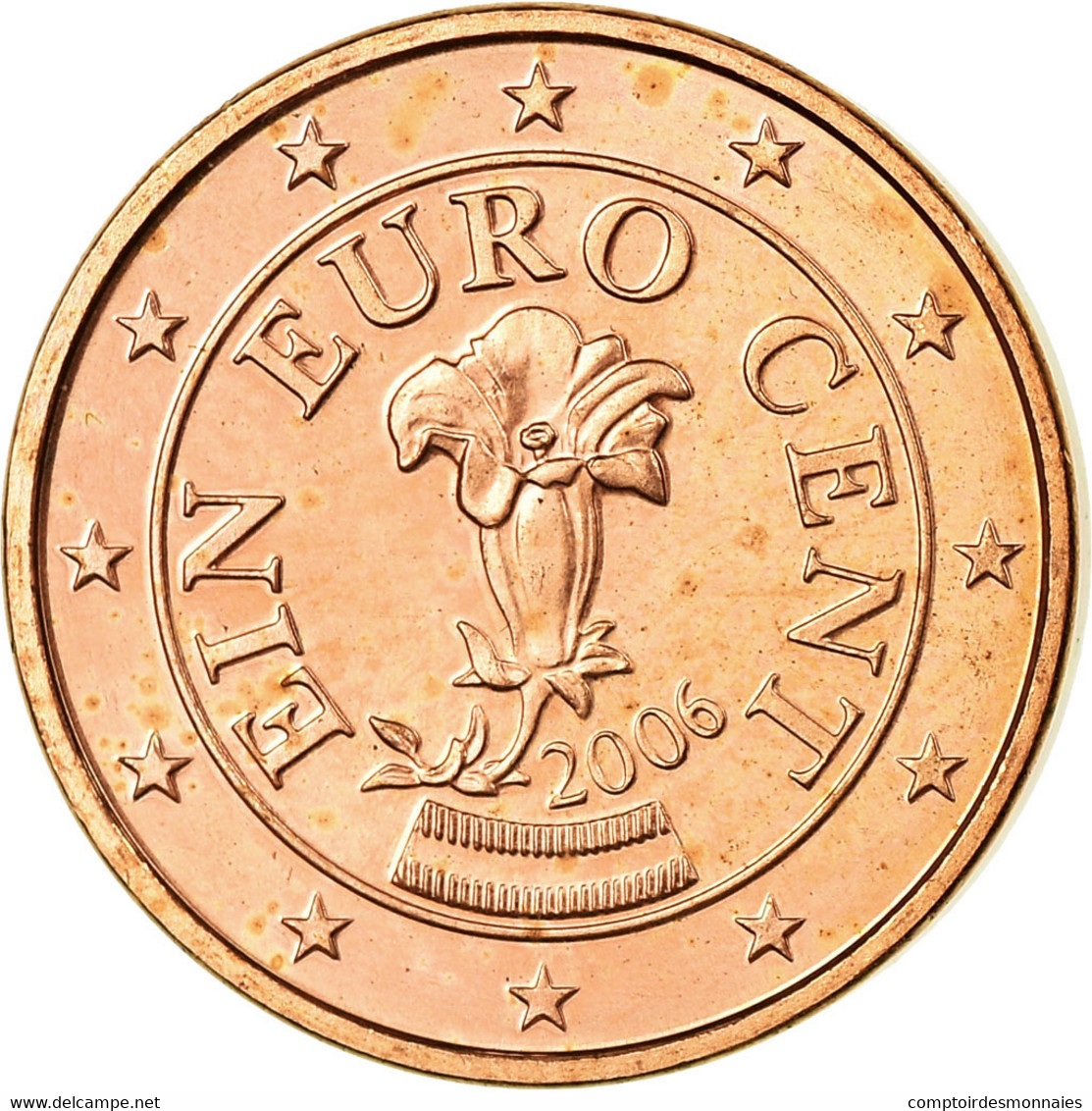 Autriche, Euro Cent, 2006, SUP, Copper Plated Steel, KM:3082 - Autriche