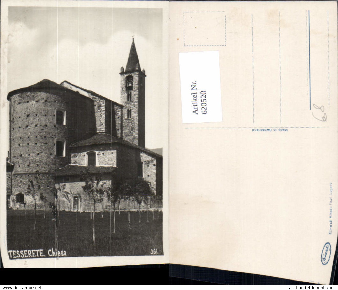 620520,Foto Ak Tesserete Chiesa Kirche - Tesserete 