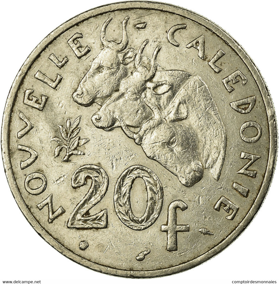 Monnaie, Nouvelle-Calédonie, 20 Francs, 1977, Paris, TB+, Nickel, KM:12 - New Caledonia