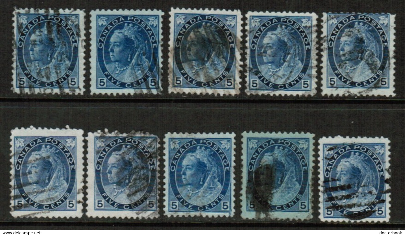CANADA  Scott # 79 USED WHOLESALE LOT OF 10 (WH-288) - Lots & Kiloware (mixtures) - Max. 999 Stamps