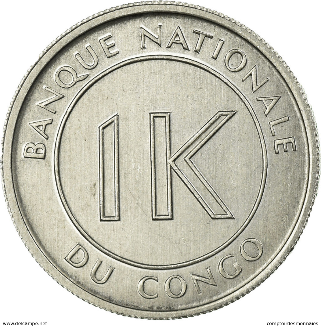 Monnaie, CONGO, DEMOCRATIC REPUBLIC, Likuta, 1967, Paris, TTB, Aluminium, KM:8 - Congo (Democratische Republiek 1964-70)
