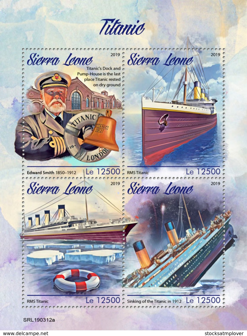 Sierra Leone 2019  Titanic S201903 - Sierra Leone (1961-...)