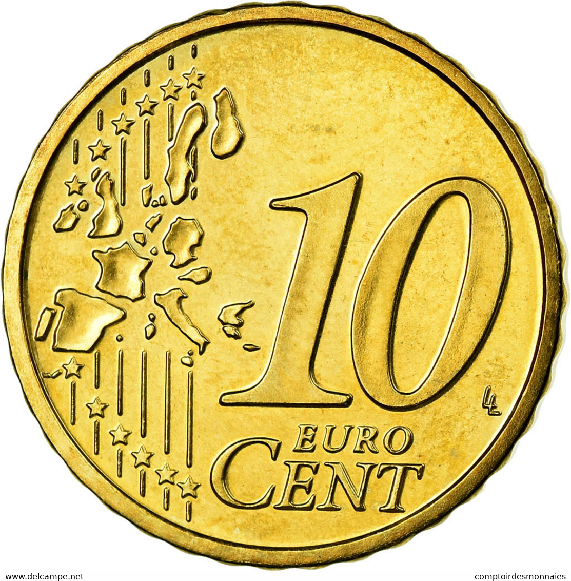 Autriche, 10 Euro Cent, 2004, SUP, Laiton, KM:3085 - Autriche