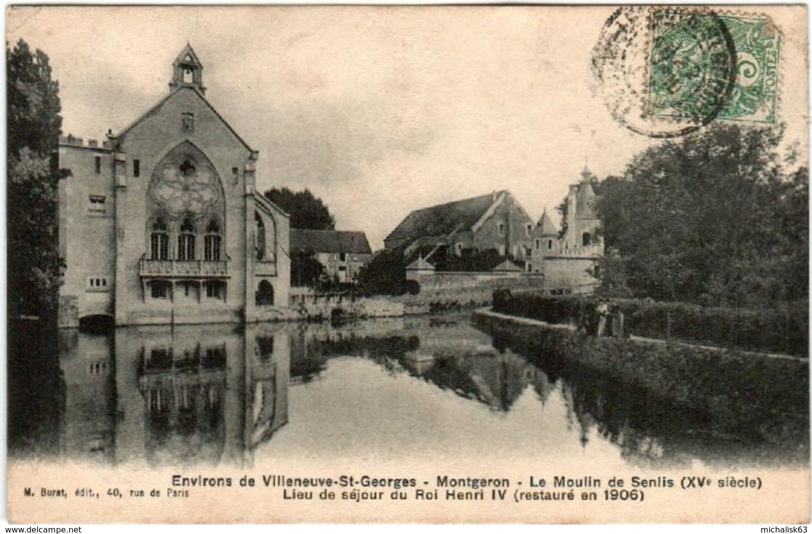 31rg 650 CPA - MONTGERON - LE MOULIN DE SENLIS - Montgeron