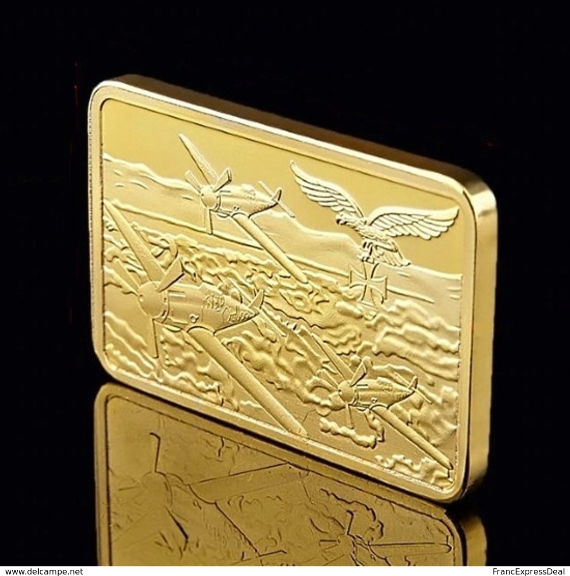 1 Lingot Plaqué OR ( GOLD Plated Bar ) - Aviation Allemande Deutsche Luftwaffe 1935 - Other & Unclassified