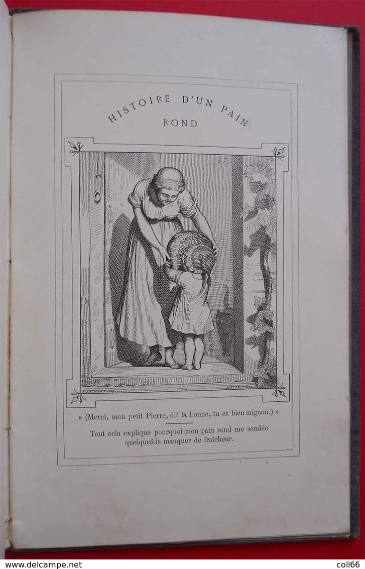 1874 RARE Book Livre Histoire d'un Pain Rond Bread round Par E.Froment Editeur J.Hetzel Paris 34 gravures pleine page