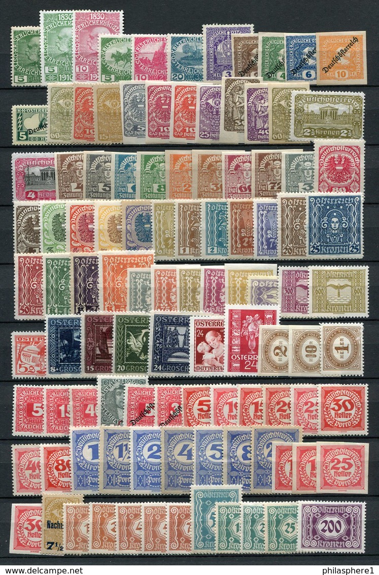 Österreich Kleine Sammlung / Lot               (3400) - Collections