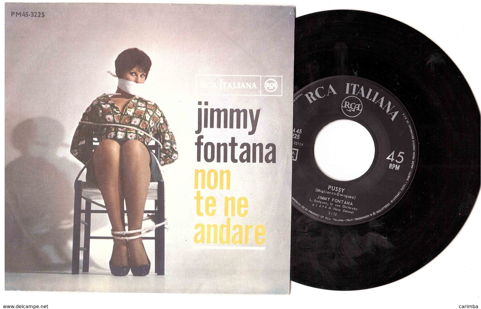 JIMMY FONTANA NON TE NE ANDARE   PUSSY - Disco, Pop