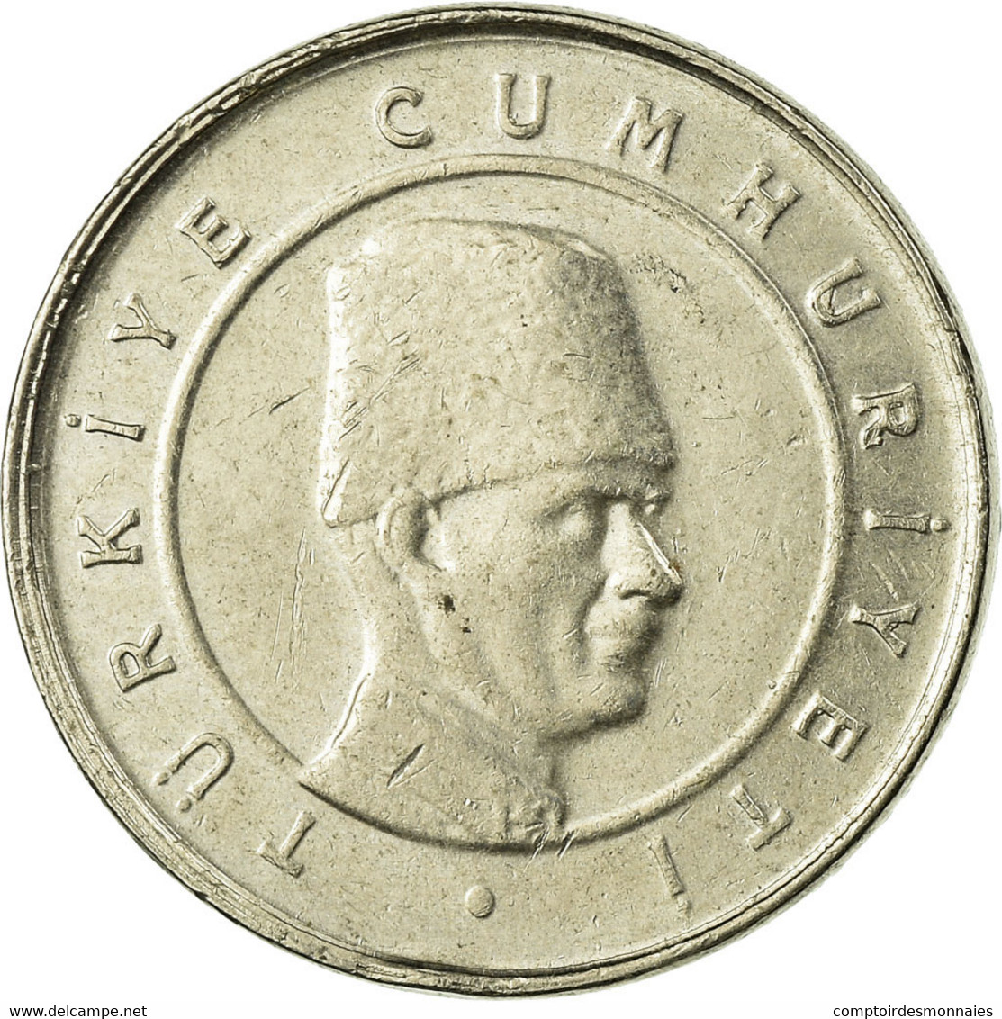 Monnaie, Turquie, 10 New Kurus, 2006, Istanbul, TB+, Copper-Nickel-Zinc, KM:1166 - Turquie