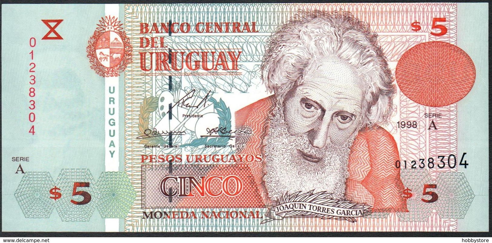 Uruguay 5 Pesos 1998 UNC - Uruguay