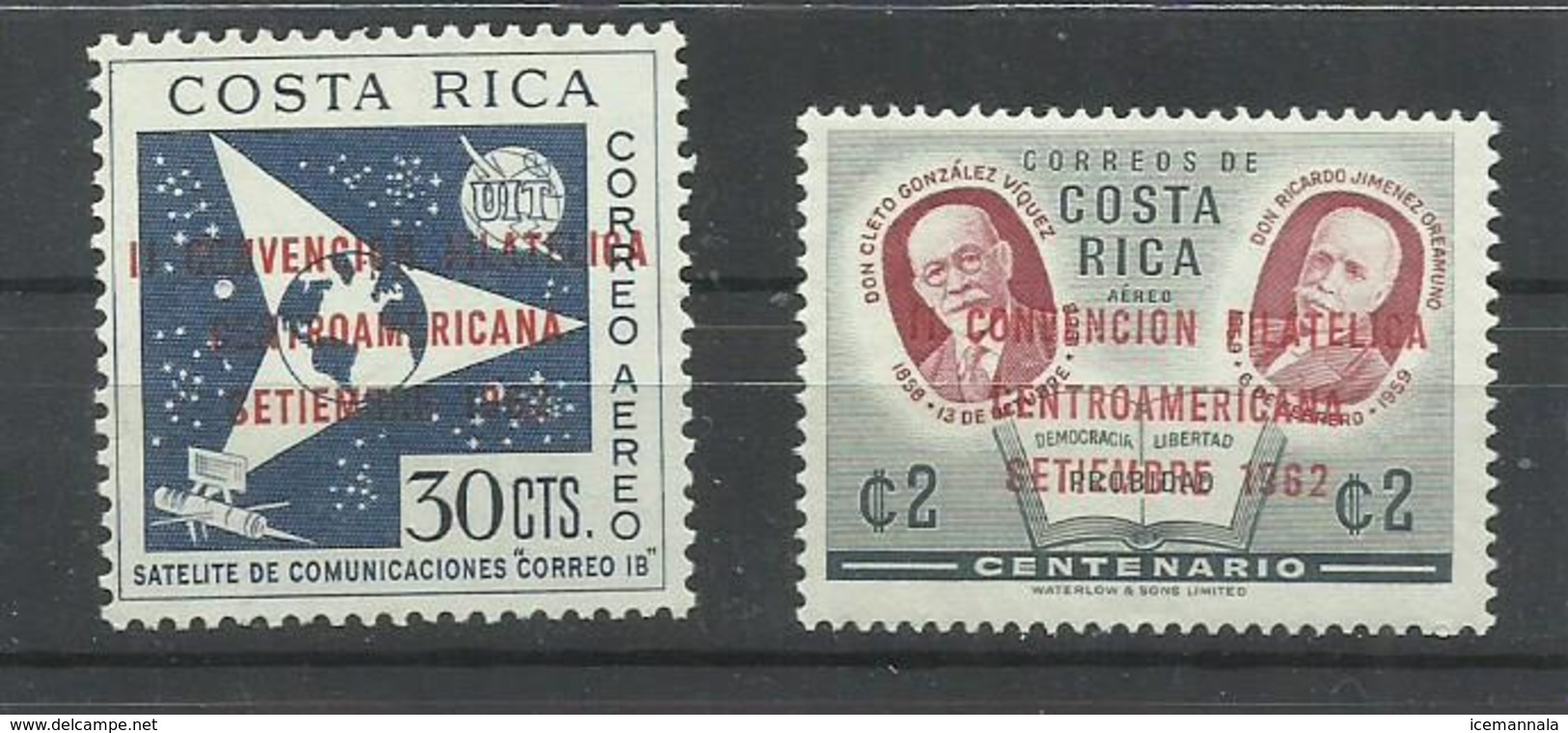 COSTA RICA YVERT AEREO 335/36    MNH  ** - Costa Rica