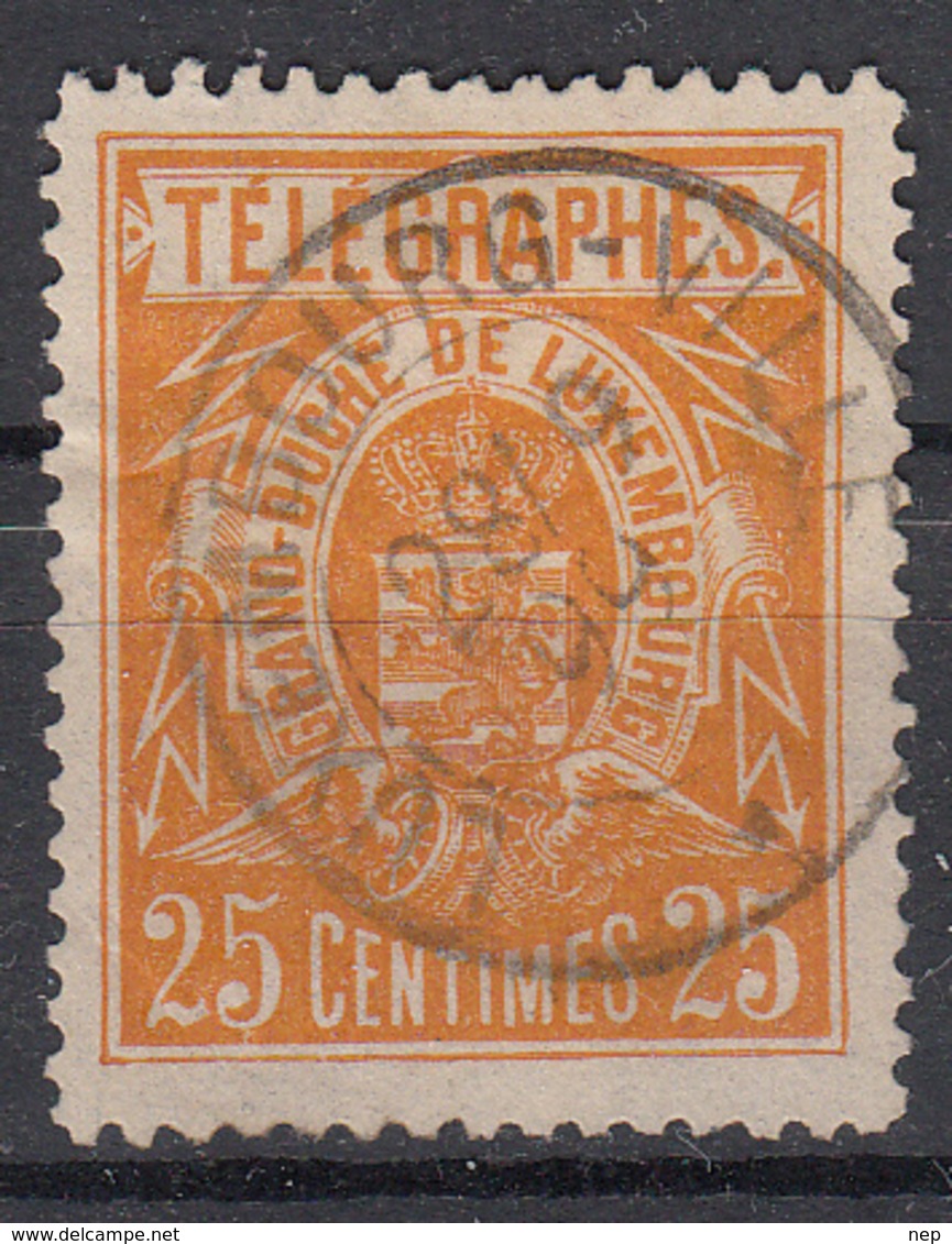 LUXEMBURG - Michel - 1883 - Nr 2 D - Gest/Obl/Us - Télégraphes