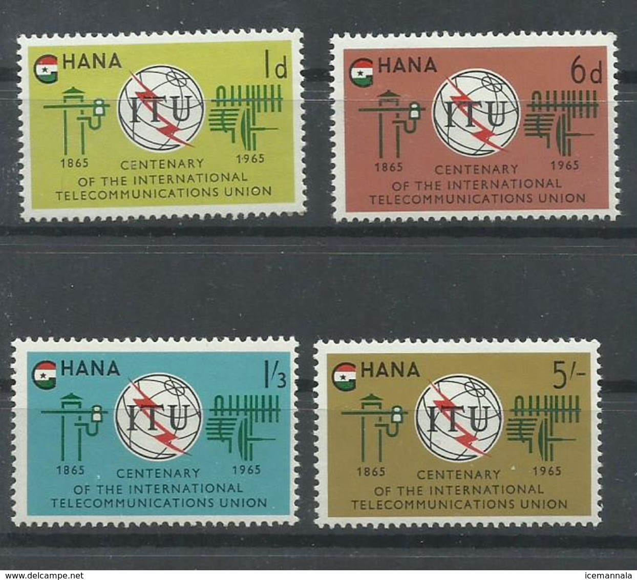 GHANA   YVERT  193/96  MNH  ** - Ghana (1957-...)